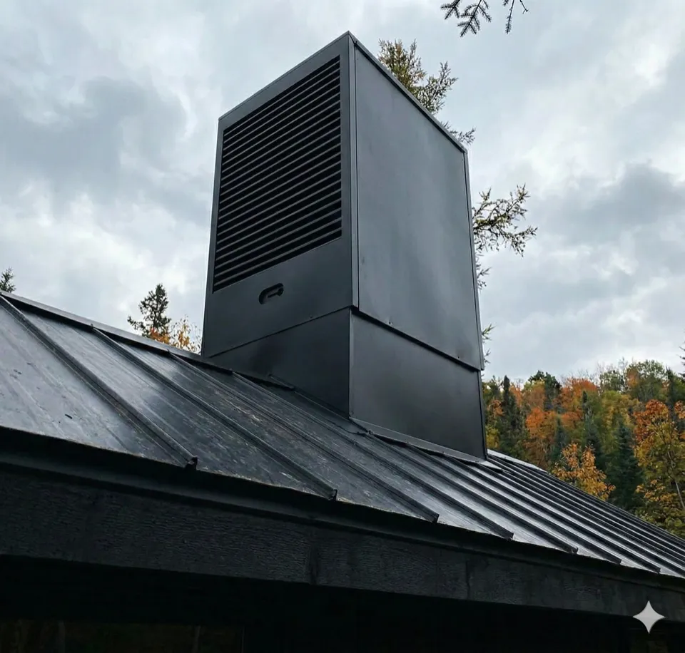 Viewed from below
